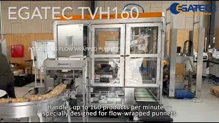 TVH160 - High speed casepacking of flowwrapped punnets - EGATEC A/S