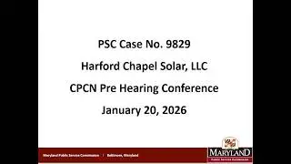 9829-Harford Chapel Solar, LLC