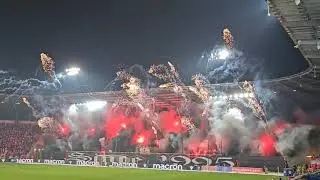 Crazy Pyro Atmosphere! Widzew Ĺ&oacute;dź vs Korona 1:3 🔥 | November 2025