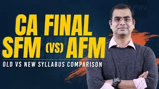 SFM Vs  AFM | Chapter by Chapter Syllabus Comparison |  Sriram Somayajula CFA