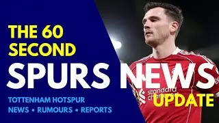 THE 60 SECOND SPURS NEWS UPDATE: Andy Robertson Deal OFF! Defeat for the Tottenham Women
