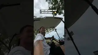 First time driving a buggy on a golf course ⛳️🥹 #golf #golfdrive #buggy #playgolf #friends #funny