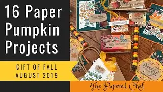 Gift of Fall Paper Pumpkin Alternative Projects - August 2019 Paper Pumpkin Kit by Stampin' Up!
