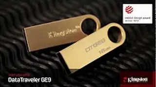 DataTraveler GE9 Gold-Plated USB Flash Drive From www.7dayshop.com