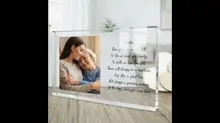 The Perfect Memorial or Anniversary Gift? Customised Crystal Keepsake