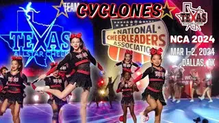 CYCLONES 🌀 NCA 2024 &bull; Dallas, TX &bull; Mar 1-2, 2024 #TexasAllstarCheer #NCA
