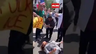 Wild Dance During Protest #shortvideo