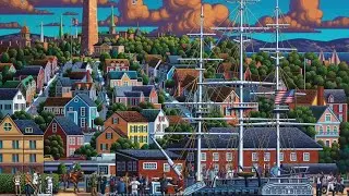 Renowned folk artist Eric Dowdle to paint Butte for new puzzle