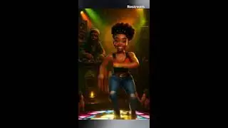 Belle Dancing at a Reggae Party Club | Caribbean Vibes & 3D Animation 🌴✨