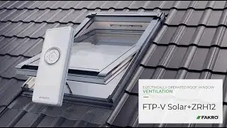 Electrically operated roof window ventilation - FTP-V Solar + ZRH12