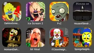 Horror GamePlay: Dark Ice Scream Town, Ice Scream 2, PVZ, House Of Slendrina, Moris and Dark Shadows