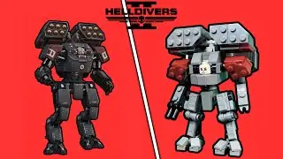 Lego Helldivers 2 Automaton Rocket Devastator modification 