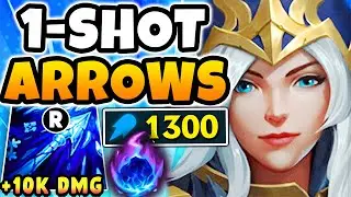 1300 AP ASHE ONLY NEEDS ONE ARROW! (ONE SHOT ARROWS)