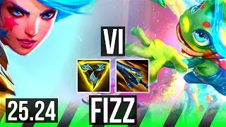 VI vs FIZZ (JGL) | EUW Grandmaster | 25.24