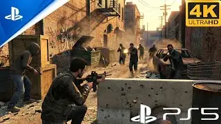 (PS5) Gang Ambush Inside Enemy Territory | Raw Street Combat [4K60FPS] GTA 5