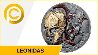 ⚔️LEONIDAS⚔️ Great Commanders 5 Oz Silver Coin 5000 Francs Cameroon 2023