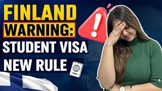 Finland Student Visa WARNING 🚨 New Rule You Must Know Before Applying!