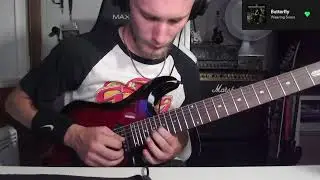 Wearing Scars  - Butterfly solo (&Scaron;L Guitar Cover)