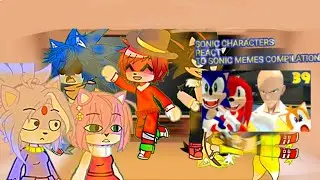 SONIC CHARACTERS REACT TO Atari X SONIC MEMES COMPILATION |PART 1| 🟡🔴🔵