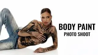 Body Paint Fashion Photoshoot | Beautiful Results, Total Mess