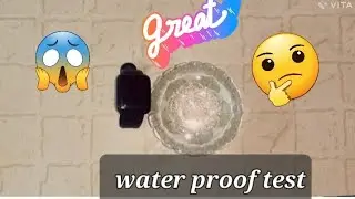 ID 116 bluetooth smart band water proof test🤗🤗