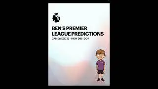 Gameweek 25 Review