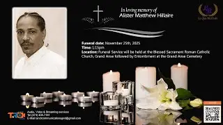 Celebrating the life of Alister Matthew Hillaire, also known as &ldquo;Pang&rdquo;