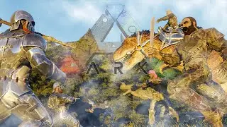 FIGHTING A TRIBE WHO ONLY HAVE BEARS | ARK TRIBAL WARFARE [SOTF]
