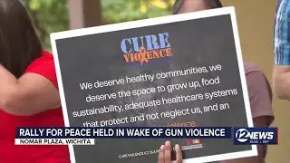 Rally for peace held in wake of gun violence