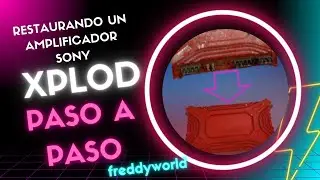 Restauramos un amplificador Sony Xplod XM-504Z ¡Una locura lo mal que estaba pero quedó como nuevo!