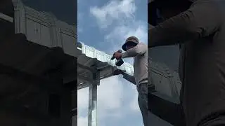 Construction of small galvanized roofs, work techniques