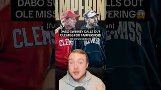Dabo Swinney calls out Ole Miss over Luke Ferrelli transfer tampering 😳 #collegefootball #cfb