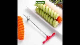 The Fruit & Veggie Spiral Cutlery is Amazing! Simple to use and Super PRACTICAL - LOGIC4.HOME