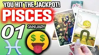 Pisces ♓️🤑YOU HIT THE JACKPOT!💲💰 horoscope for today JANUARY 1 2026 ♓️ #pisces tarot JANUARY