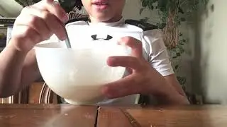 Slime with glue and stifled