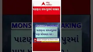 Patan Rain | પાટણના રાધનપુરમાં ધોધમાર વરસાદ, જુઓ શોર્ટ વીડિયો