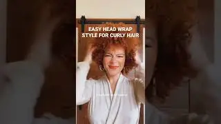 Head Wrap Style for Curly/Natural Hair #shorts #curlyhairstyles