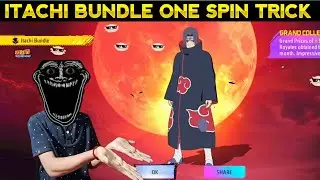 Itachi Bundle One Spin Trick | Itachi Ascension One Spin Trick | Free Fire New Event | Ff new event 