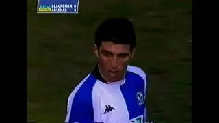 Hakan Ş&uuml;k&uuml;r. Blackburn - Arsenal. Premier Lig 2002/03