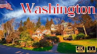 🇺🇸 Seattle Virtual Walking Tour | Washington Winter Walk | Seattle Winter Walking Tour