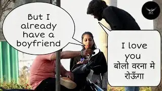 Happy Rose Day || Proposing girls in front of her boyfriend || Prank || by Sky Production ||