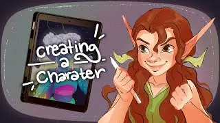 Drawing an Alien Character from a Random Prompt