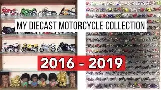 Die-cast display 2016 to 2019 Progress | Check out my die cast motorcycle display cases