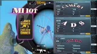 MI 10T Pubg Sensitivity Settings | Less Recoil