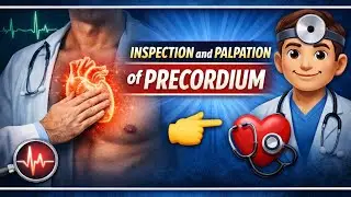 Inspection and palpation of Precordium | Dhaka Medical College #mbbs #precordium #medicos #viral 