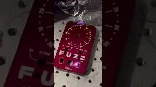 #Guitar #effect #pedal #laser #engraving #techporn