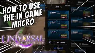 How to use the macro feature in UTDX