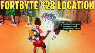 Fortbyte #28 Location: Accessible By Solving The Pattern Match Puzzle Outside A Desert Junkyard