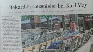 Bad Segeberg: Karl May Spiele 2022- Der &Ouml;lprinz- Nicolas K&ouml;nig: Ersatzspieler bei Karl May 2022