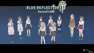 Blue Reflection: Second Light Walkthrough Part 22 [Chapter 9] - Yuzu & Lime Heartscape